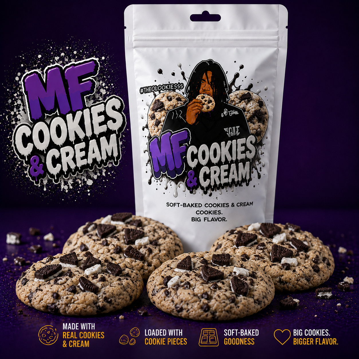 MF COOKIES & CREAM COOKIES